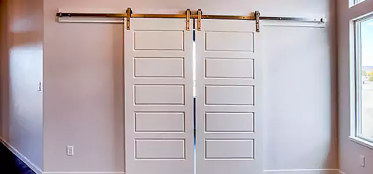 Glass Barn Door with Installation Hardware Kit Ronkonkoma