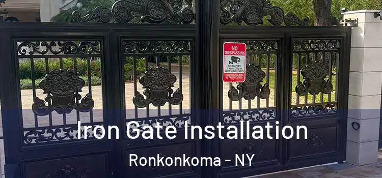 Iron Gate Installation Ronkonkoma - NY
